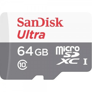 Карта памяти microSDHC SanDisk 64Gb Class 10 Ultra UHS-I