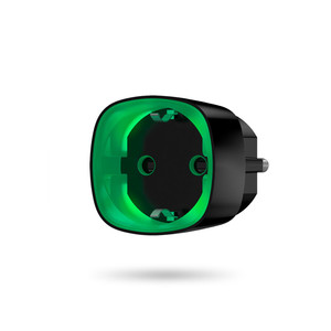 Ajax Socket black Радиоуправляемая умная розетка со счетчиком энергопотребления