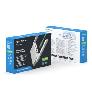 Wi-Fi роутер Netcraze (Keenetic) Starter NC-1121 (12 месяцев подписки)