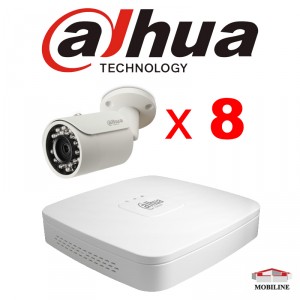 Комплект видеонаблюдения Dahua IP (8 камер)