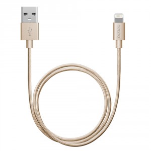 Дата-кабель Deppa ALUM USB - 8-pin для Apple, MFI (72188)