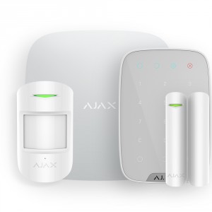 Ajax HomeKit white Комплект беспроводной смарт-сигнализации с сенсорной клавиатурой