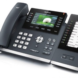 SIP-T46G SIP-телефон, цветной экран, 16 линий, BLF, PoE, GigE, БЕЗ БП