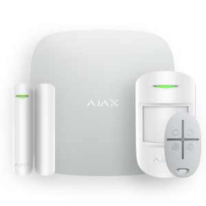 Ajax StarterKit Plus white Комплект смарт-сигнализации с Hub Plus